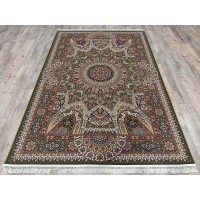 Иранский ковер Farahan 3809 Зеленый